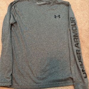 Under Armour Boy’s Gray Long Sleeve Shirt
